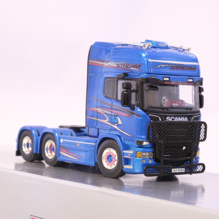 WSI Scania Streamline Topline 6x2 With Reefer Trailer - Rogan Blue Stream - Image 5 of 7