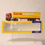Corgi Scania Topline Curtainside - Currie European Transport