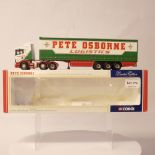 Corgi Scania Curtainside - Pete Osborne Logistics LTD