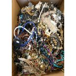 A large quantity of costume jewellery