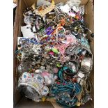 A large quantity of costume jewellery