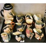 A collection of thirteen Royal Doulton character jugs, to include Winston Churchill, D6552