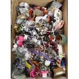 A large quantity of costume jewellery