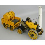 A Hornby G100-1570 Stephenson`s Rocket live steam locomotive model, 3½" gauge.