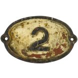 A bridge plate for North Eastern Railway, No. 2.