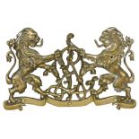 A brass 'Compagnie Internationale des Wagons-Lits et des Grands Express Européens' crest, the