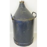 A British Rail (M) large oil can, height 53cm.