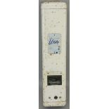 A metal wall mounted Southalls vending machine for Lil-lets regular tampons, with Lockwil dispensary