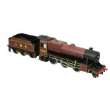 A Bassett-Lowke O gauge LMS Stanier 2-6-0 Mogul live steam, spirit fired live steam locomotive and