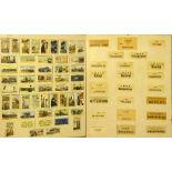 A framed poster of twenty three Railway luggage labels, to include Southern Railway, Great Eastern