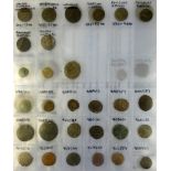 A folder containing Roman and British coins found by metal detectorist locally in East Yorkshire,