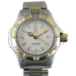 A Tag Heuer Professional ladies bi metal stainless steel quartz wristwatch, circa 1999, model