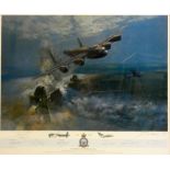 The Dambusters by Frank Wootton, framed limited edition print No. 809/850, signed by Norman