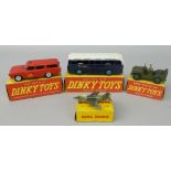 Dinky - four boxed die-cast models to include No. 257 Canadian Fire Chief's Car, together with a No.