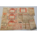A quantity of railway wagon labels c.1920/30's, to include three GWR Gunpowder and Explosives