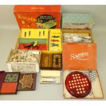 A collection of mostly boxed vintage toys and games, to include Wallis's Geographical Game, La