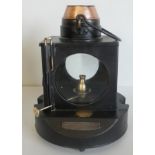 A Great Northern Railway signal lamp interior for Peterborough, by the Lamp Manufacturing Co. Ltd,