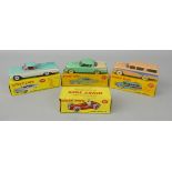 Dinky - four boxed die-cast models to include a No. 169 Studebaker Golden Hawk, together with No.