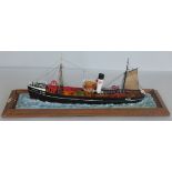 G. Pearson, Hull, a wooden scratch-built model of H81 ACHROITE, a steam trawler built by Cook Welton