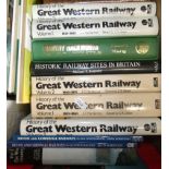 Two boxes of predominantly Great Western Railway related books, to include Pictorial Records of