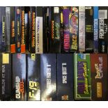 A collection of boxed Amiga computer games in three boxes, to include Gunship 2000, Space Quest II