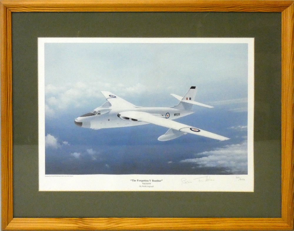 Four limited edition signed and framed aviation prints, including "Canberras over Cambridgeshire", - Image 3 of 22
