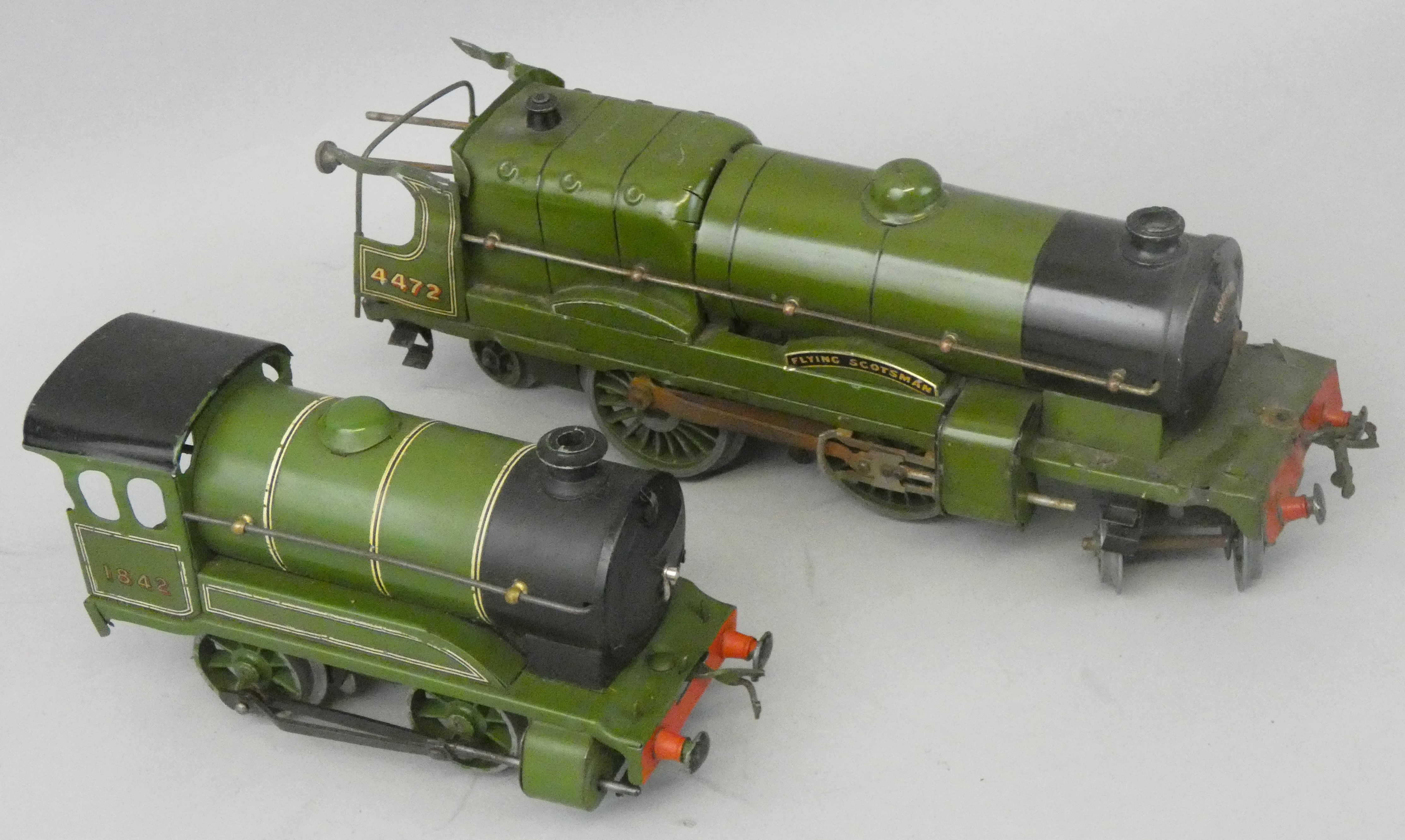 A Hornby 'O' gauge 4-4-2 "Flying Scotsman" No. 4472 steam locomotive, together with a Hornby 'O'