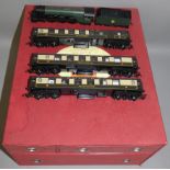 A Hornby 'OO' gauge "The Boxed Set" R1100, comprising BR 4-6-2 Class A3 loco, two first class