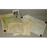 Of military interest, a selection of maps from WWI to the Falklands, a series of maps, possibly from