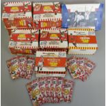 A large collection of 1990's new old stock football collectors trading cards, to include Arsenal,