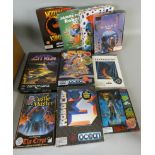 Three boxes of boxed Amiga computer games, to include Mortal Kombat, Alien Breed 3D and Robocop 3,