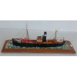 G. Pearson, Hull, a wooden scratch-built model of GY472 CARISBROOKE, built in 1928 by Cochrane at