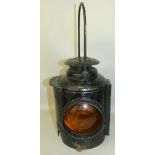 The Adlake 'Non-Sweating' railway hand lamp, by Lamp Manufacturing and Railway Supplies Ltd,