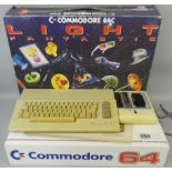 A boxed Commodore 64C 'Light Fantastic' computer and cassette unit, with ten games, toolbox tape,