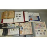 A collection of eight varied stamp albums, including an excellent collection of Malaya and States