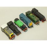 Seven model railway locomotives to include a boxed Bachmann Branchline 31-453A Class 2MT Ivatt 2-6-