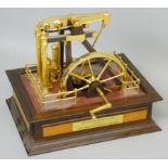 The Franklin Institute model of a Watts Steam Engine.