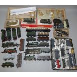 A quantity of boxed and unboxed railways kits and locomotives, to include Wills Finecast 'OO'