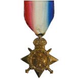 A 1914 "Mons" Star without bar, named to 23448 Corporal J . Shaw Royal Engineers.