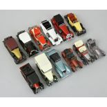 Matchbox - twelve unboxed and playworn die-cast models to include Nos. Y-2 1914 Prince Henry