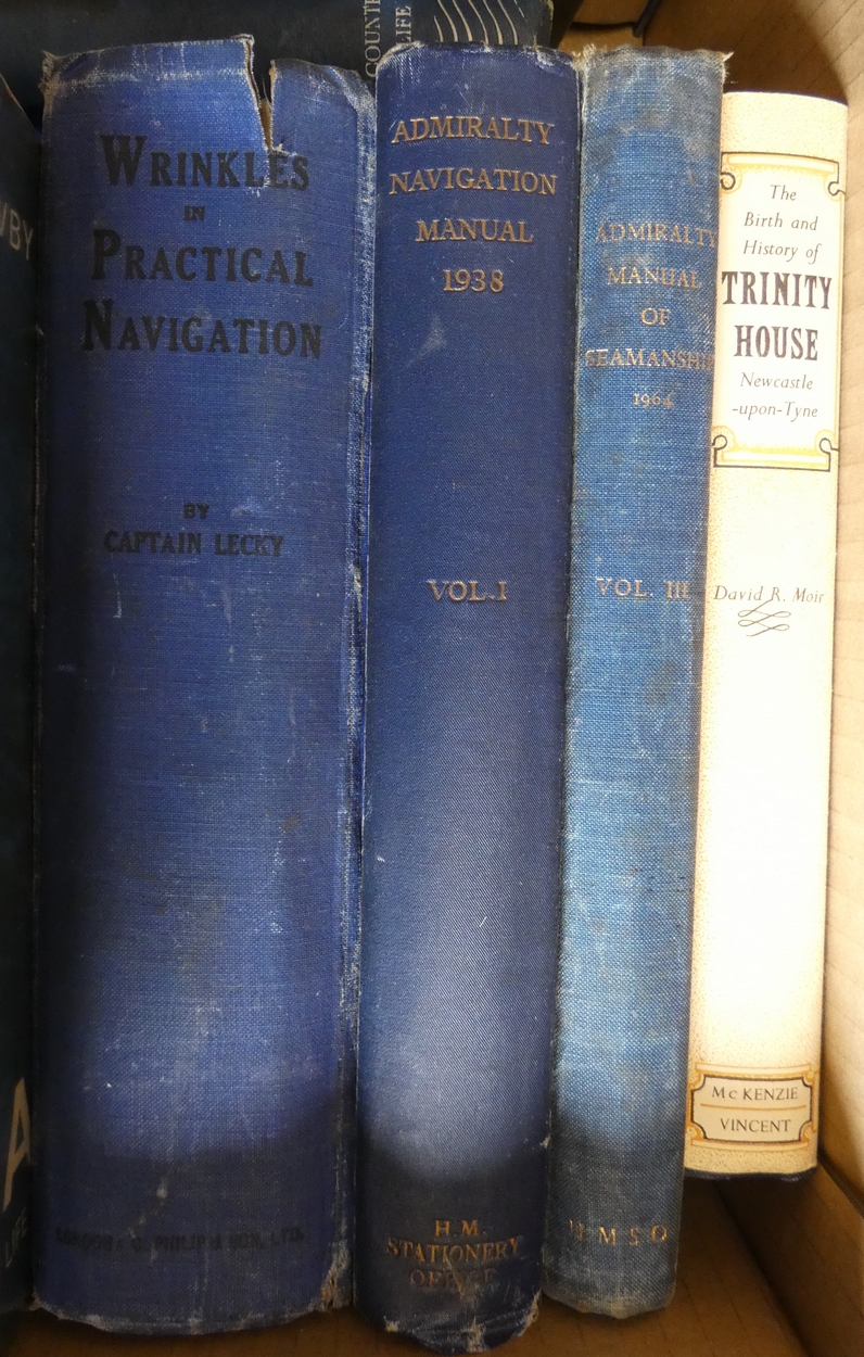 A collection of nautical books, including "Wrinkles in Practical Navigation" by Capt. Lecky, " - Image 3 of 3