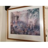 Terence Cuneo, The rising of the Green Howards, limited edition print, 353/850, signed in pencil, 50