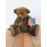 Rainbow Bears by Judith Blythe, 'Oliver' a mohair limited edition bear 3/20, June 1997, with