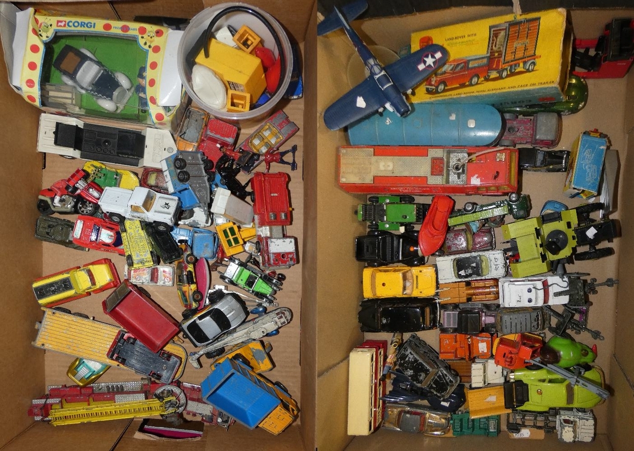 A collection of boxed and unboxed die-cast models, to include Dinky and Corgi, together with some - Image 2 of 2