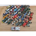 A collection of 1:43 scale RBA Collectibles die cast race cars to include Mercedes W196 (38).