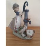 Lladro; Summer on the Farm, model 05285, box.