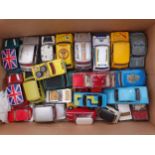 A collection of play worn die cast, mainly Corgi Mini's.