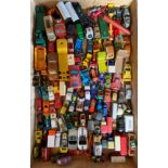 A quantity of playworn die-cast models including Lledo