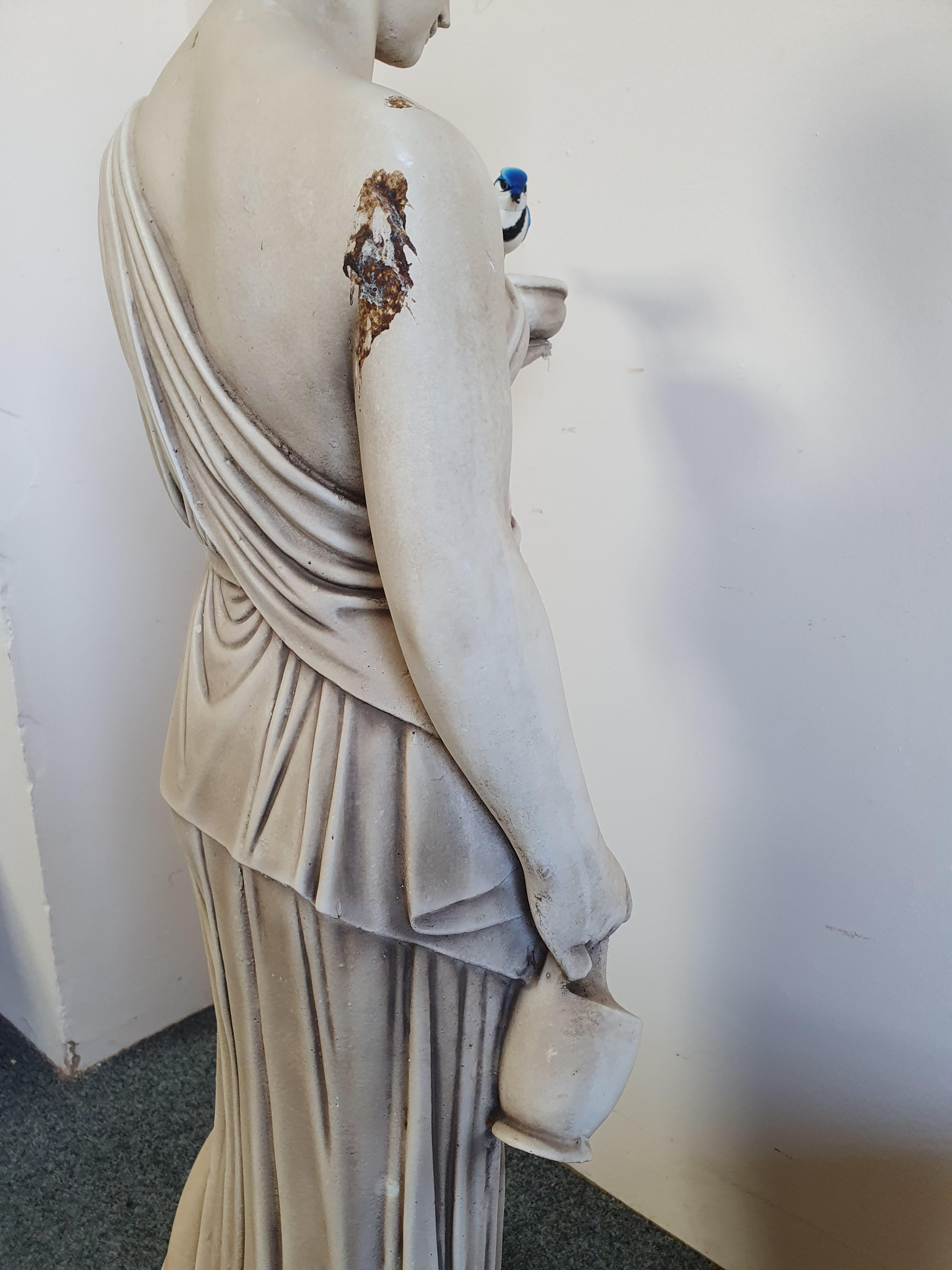 A statue of Ebe (Hebe), by Tor Stone of Somerset, c 2018, height 120 cm weight approximately 90 - Image 4 of 6