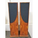 A pair of Castle Severn 2 speakers, serial number 108303, height 81 cm.
